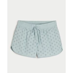 NEW Gilly Hicks Knickers Boxer Shorts XXS Mint Blue Eyelet